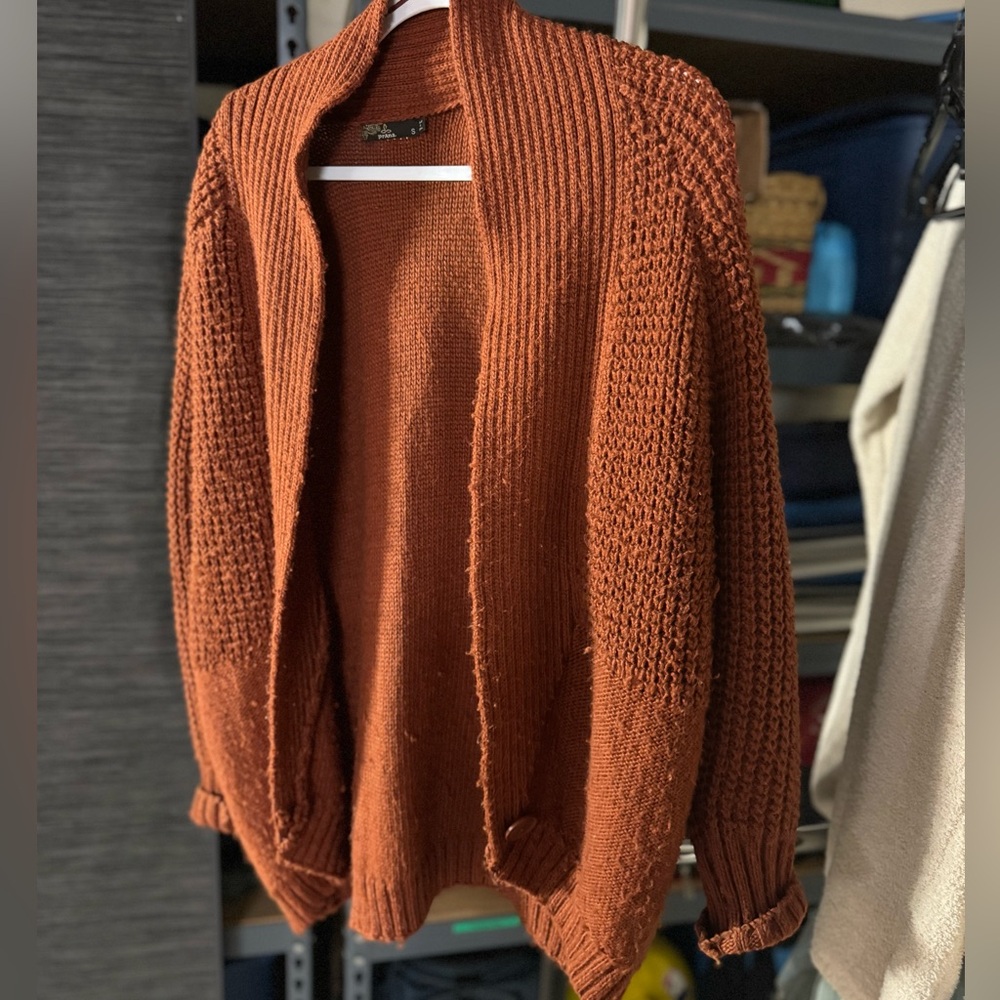 Rust Prana cardigan